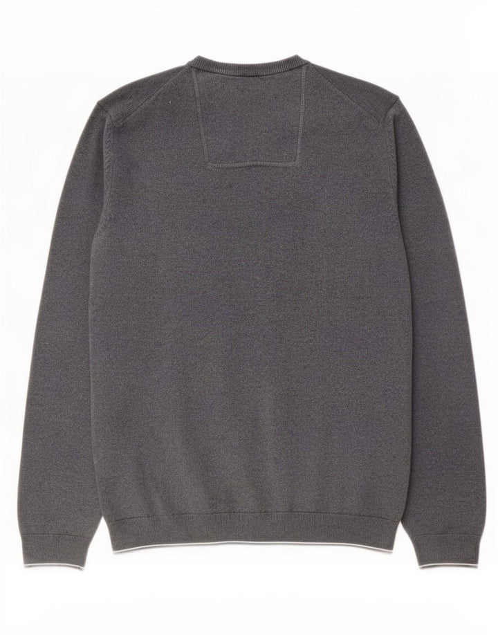 Hugo Boss Hombre | Jersey con cuello redondo Gris medio