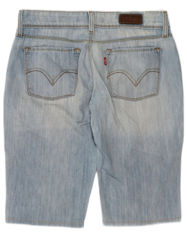 Levi's Mujer 571 Slim Fit Denim Shorts W31 Algodón Azul Medio