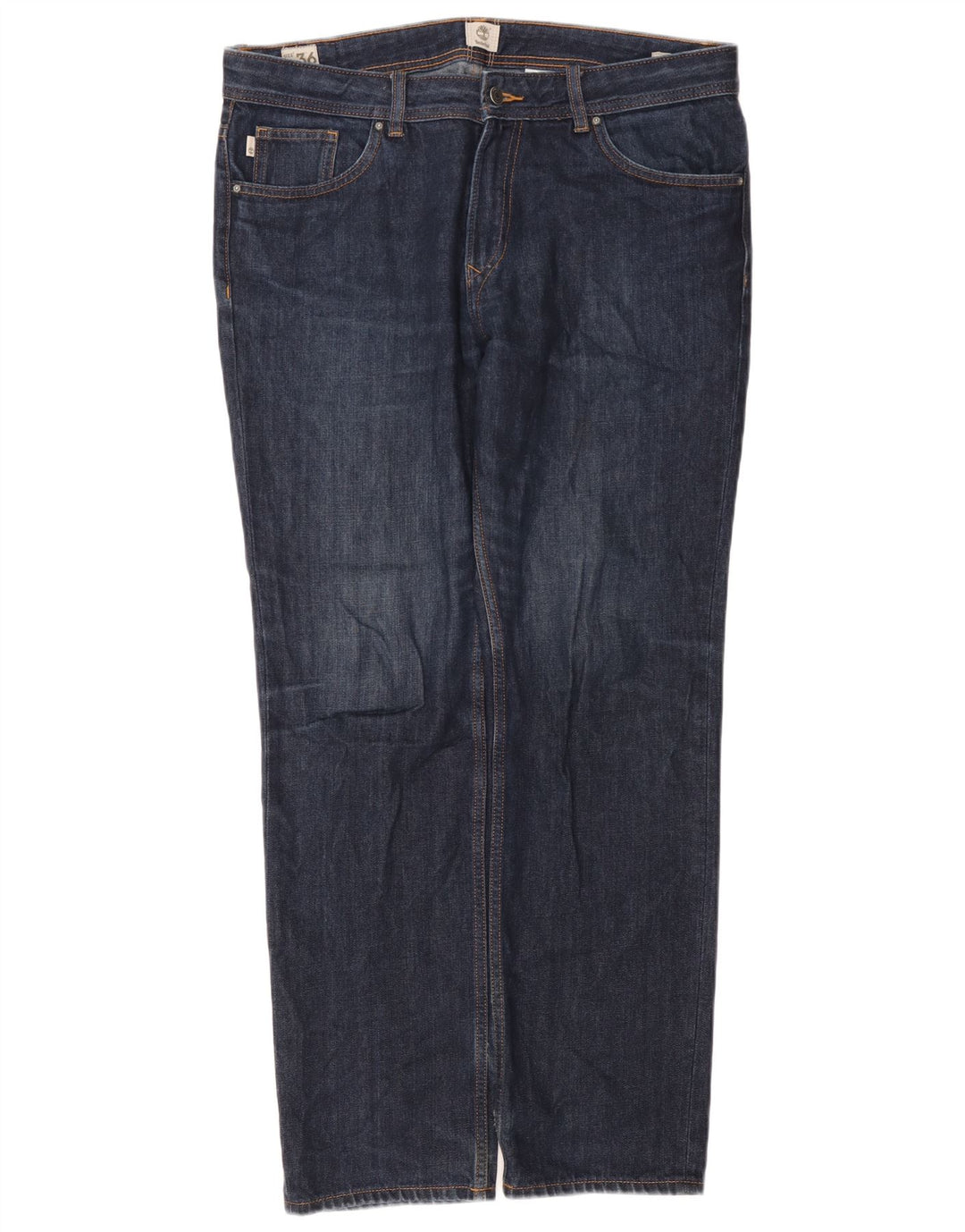 Timberland Vaqueros rectos para hombre W36 L31 Algodón azul marino