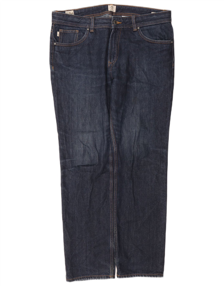 Timberland Vaqueros rectos para hombre W36 L31 Algodón azul marino