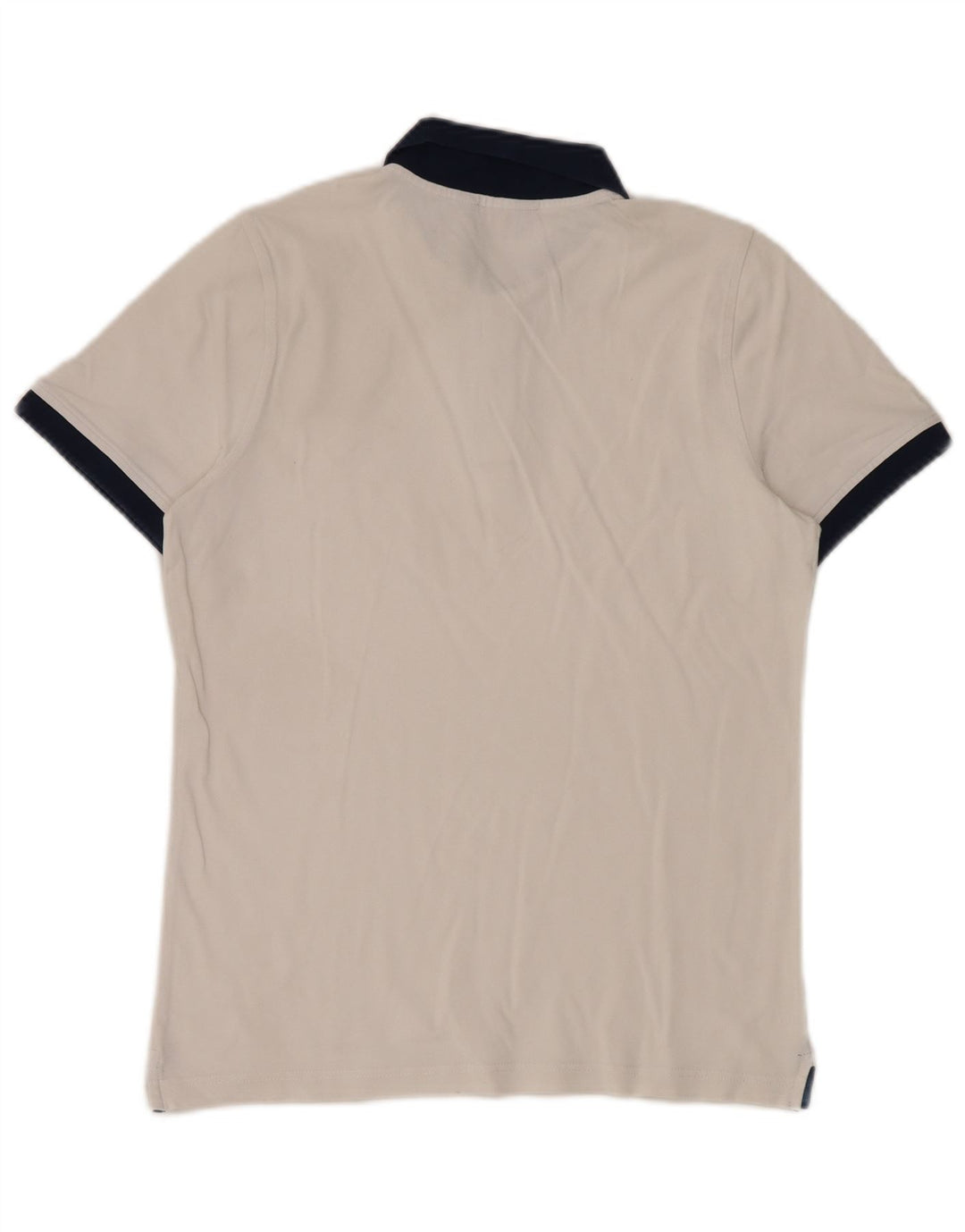 Polo K-Way para hombre con bloques de color blanco mediano