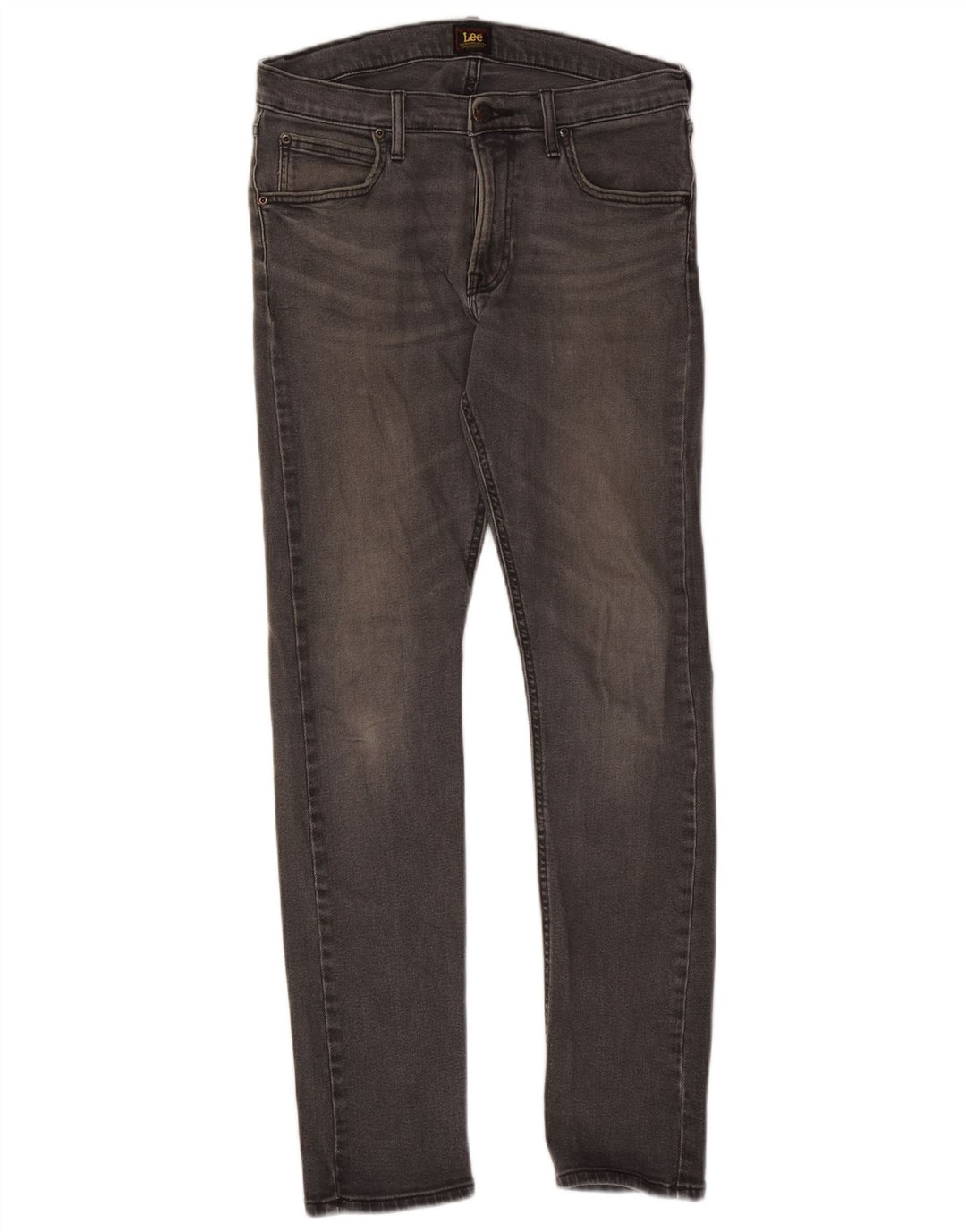 Vaqueros Lee Luke Slim para Hombre W30 L32 Algodón Gris