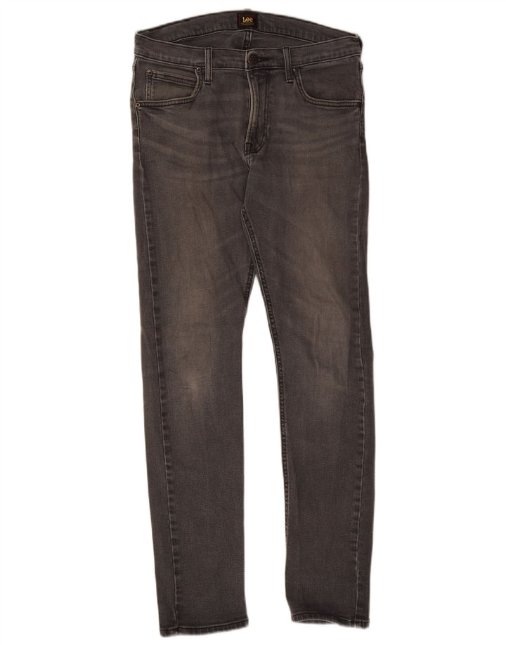Vaqueros Lee Luke Slim para Hombre W30 L32 Algodón Gris