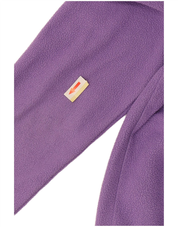 CHAMPION Jersey polar con cremallera y cuello para niña 10-11 años Poliéster morado medio