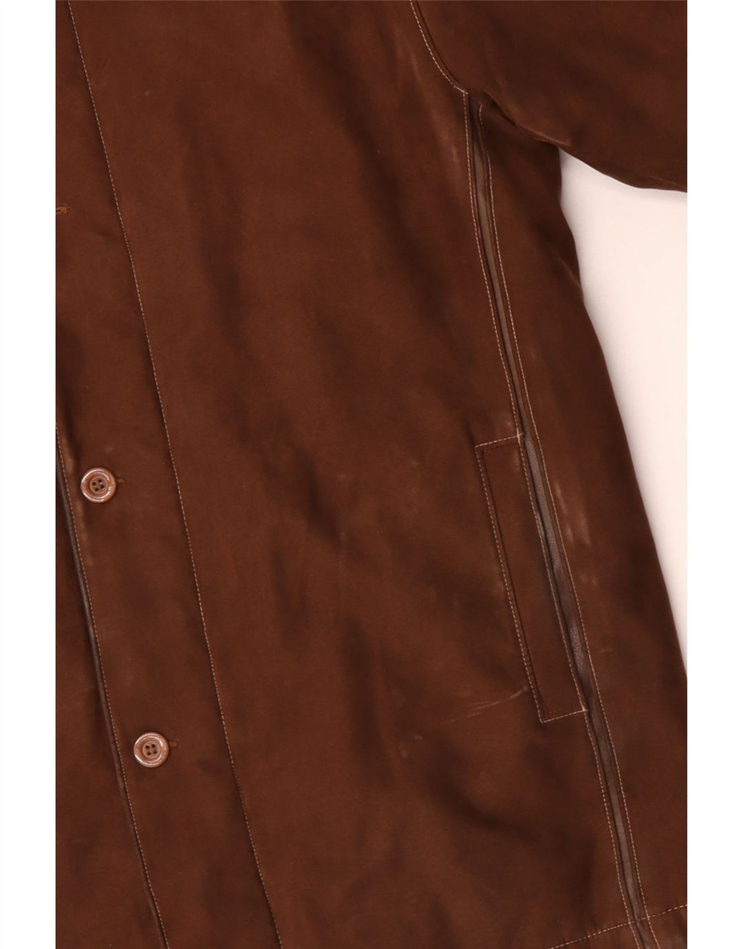 Chaqueta cortavientos vintage para hombre EU 56 3XL Marrón