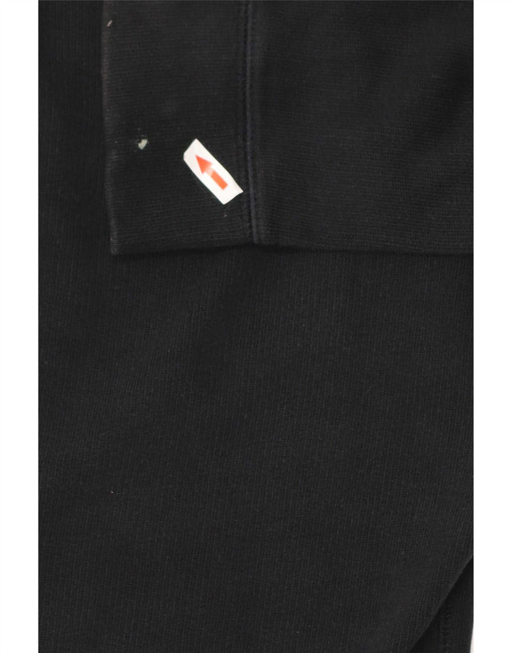 Diesel Hombre Sudadera Jumper Grande Algodón Negro