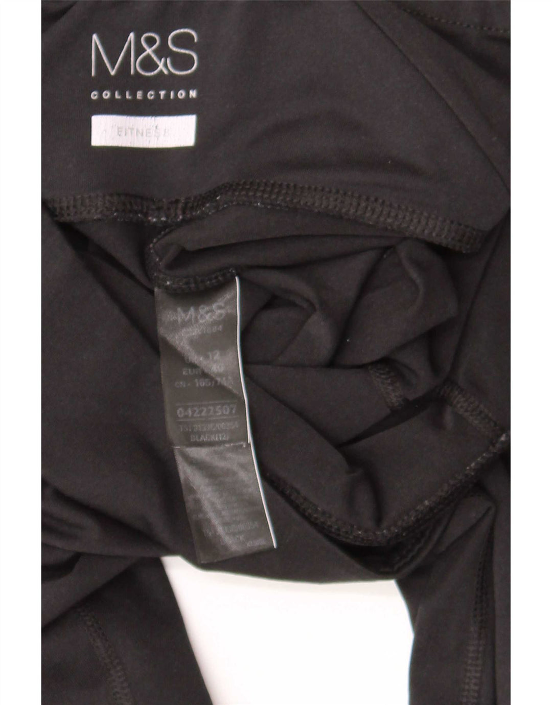 Marks & Spencer Leggings para mujer UK 40 Mediano Poliéster negro