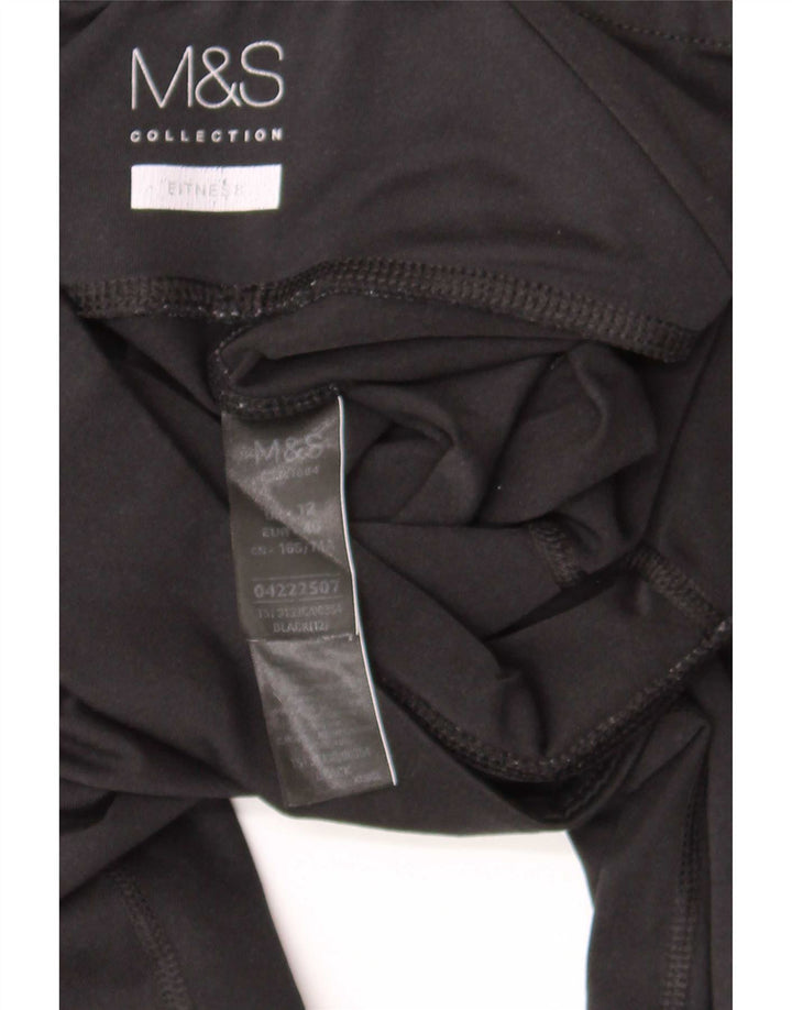 Marks & Spencer Leggings para mujer UK 40 Mediano Poliéster negro