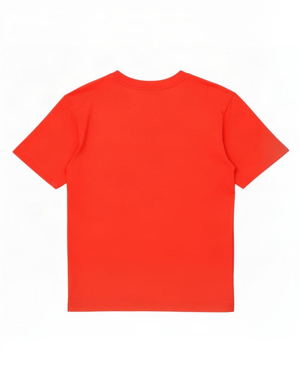 Vintage mujer camiseta gráfica Top Reino Unido 16 algodón rojo grande