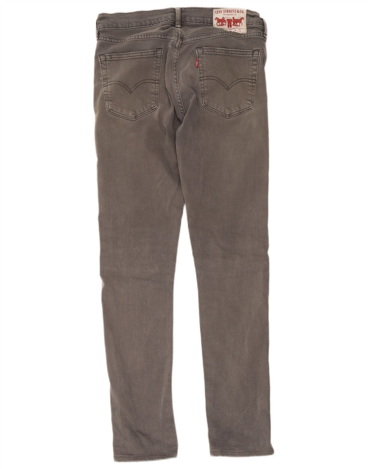 Vaqueros pitillo para hombre Levi's W32 L34 Algodón gris