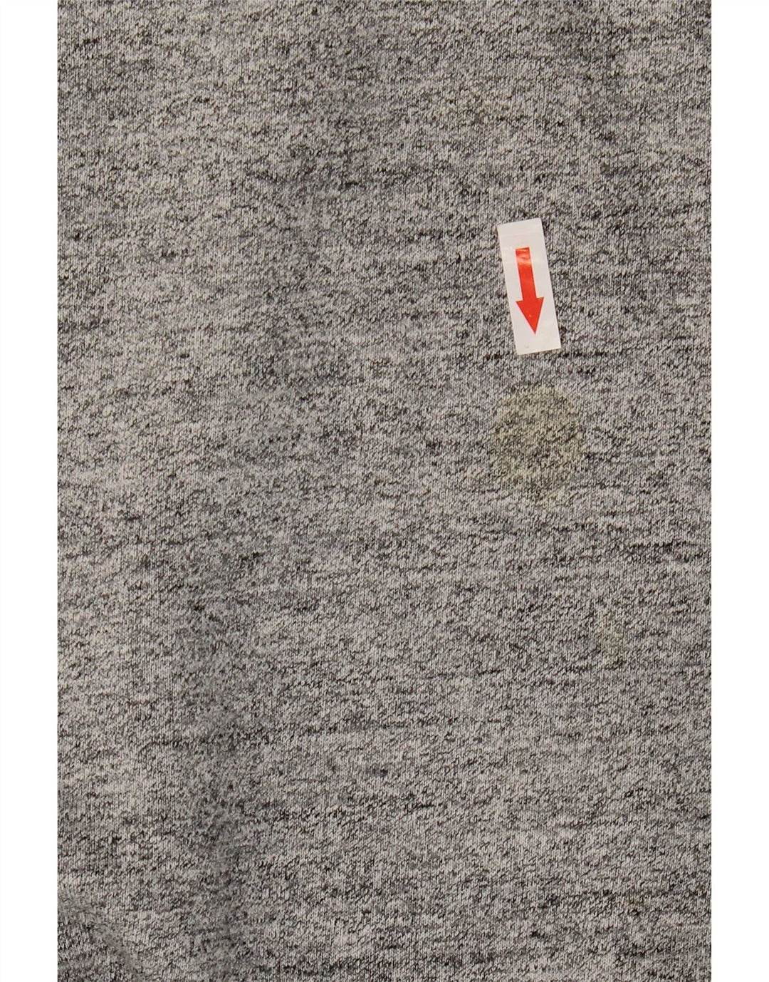 Superdry Sudadera con cuello y cremallera para hombre, jersey de algodón gris grande