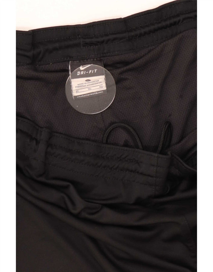 Nike Dri Fit - Pantalones cortos deportivos para hombre, talla XL, color negro