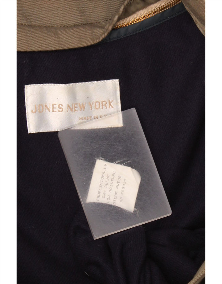 JONES NEW YORK Gabardina para mujer Reino Unido 14 Grande Caqui