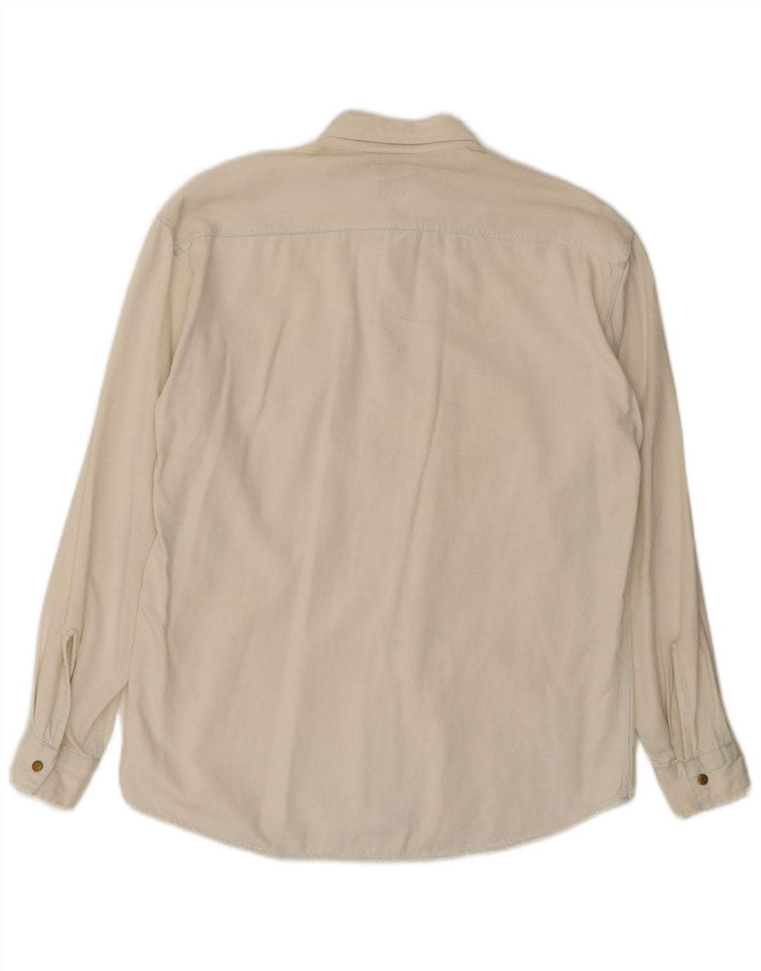 Carrera Camisa Vaquera Pequeña Para Hombre Blanco Roto