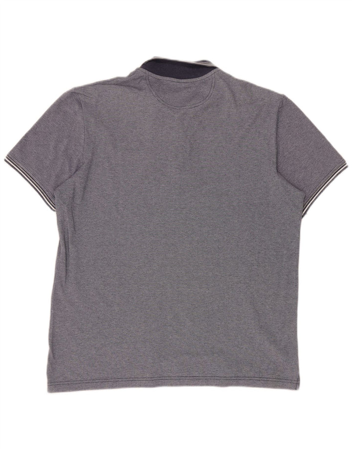 Champion Polo Hombre Azul Marino Medio Colorblock