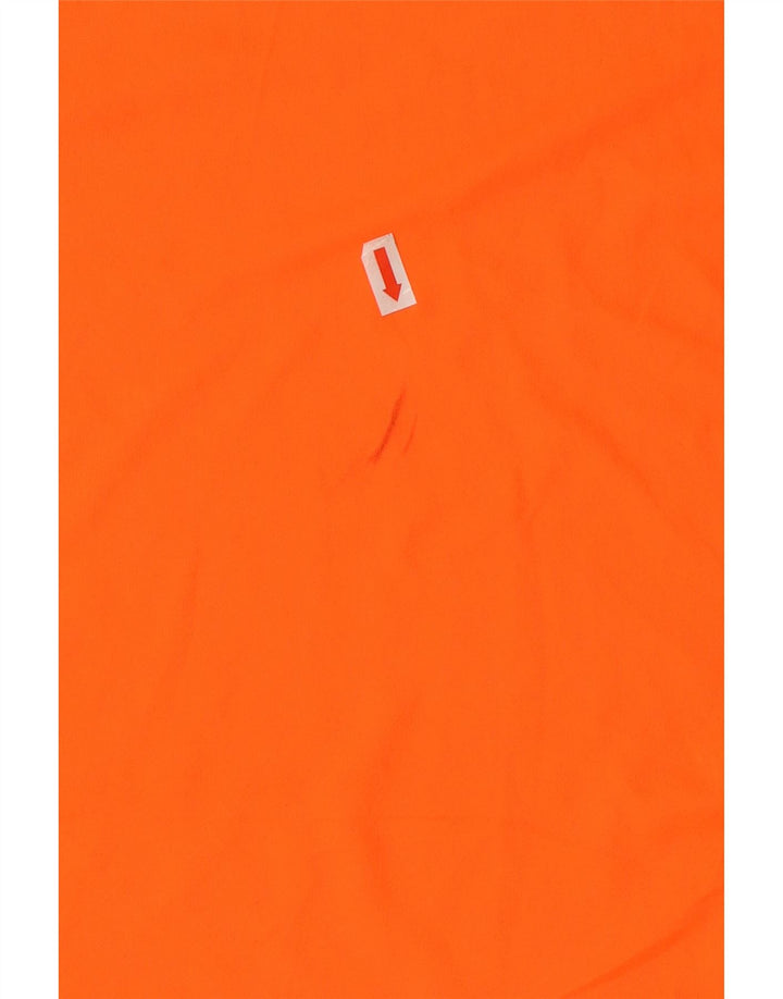 ADIDAS Camiseta Climalite para hombre Top Grande Naranja Poliéster