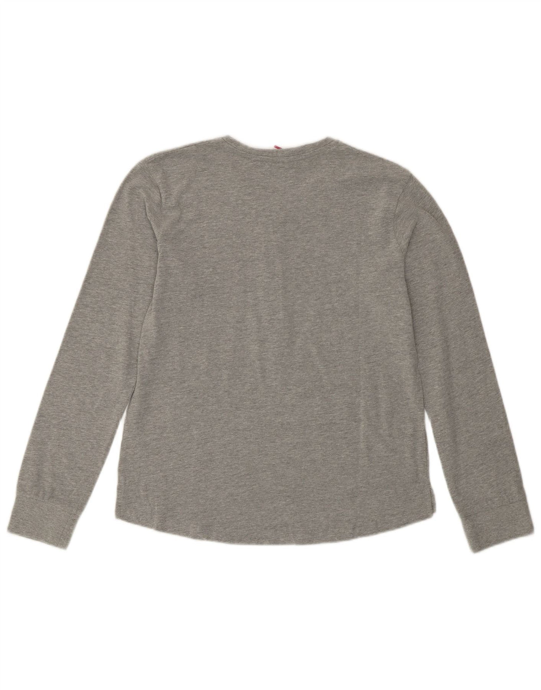 Lotto Top gráfico para mujer de manga larga UK 10 Small Gris Algodón