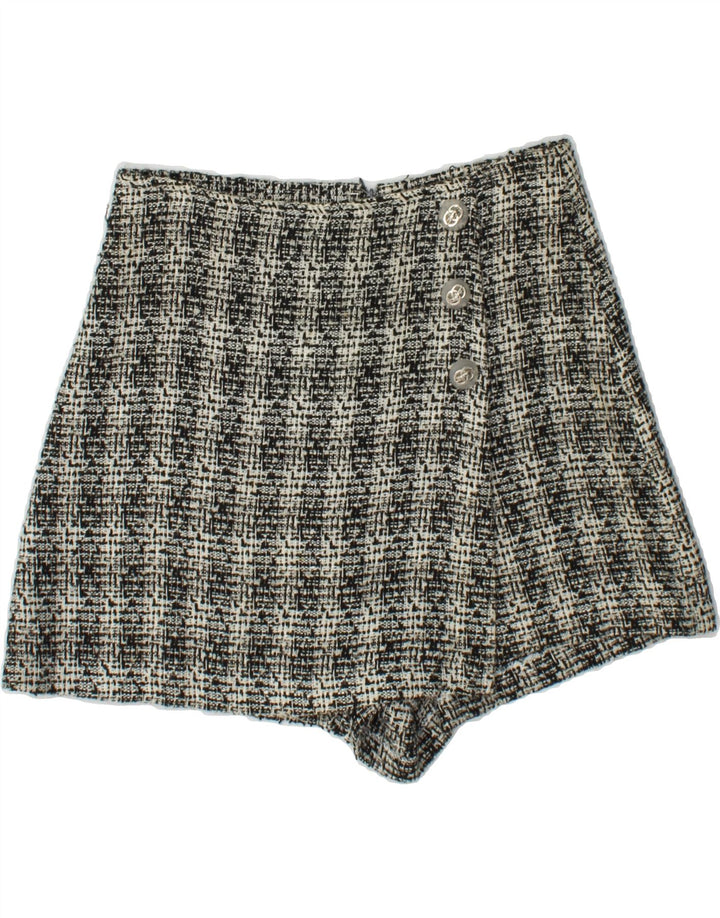 ROMAN'S Womens Crazy Pattern 2 Piece Set UK 8 Small W26  Grey Check Vintage Roman's and Second-Hand Roman's from Messina Hembry 