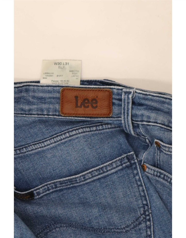 Vaqueros Lee Elly Slim W30 L31 Algodón Azul Mujer
