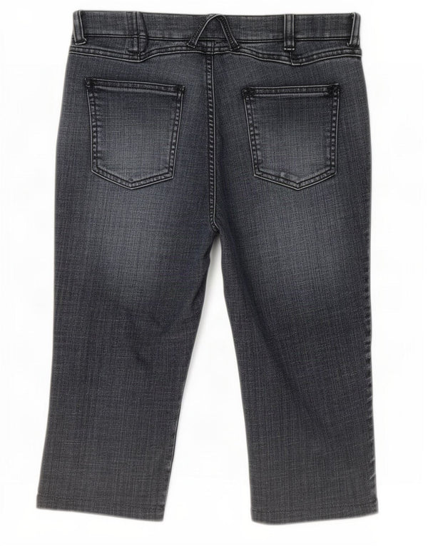 Monsoon Bermudas vaqueras para mujer UK 40 Medium W30 Algodón azul