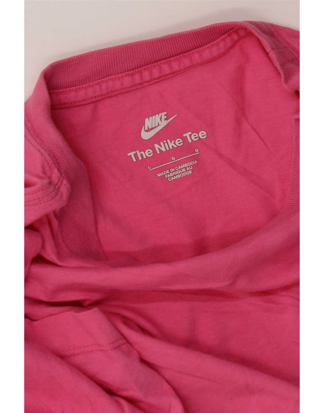 Nike - Camiseta para mujer, talla 40, talla grande, color rosa