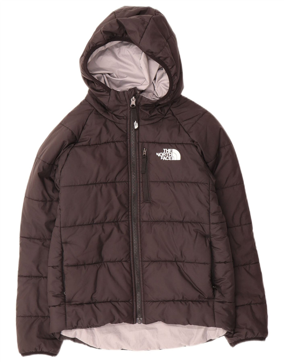 THE NORTH FACE Chaqueta acolchada con capucha para niña 9-10 años Mediana Negro
