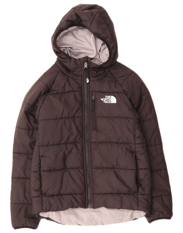 THE NORTH FACE Chaqueta acolchada con capucha para niña 9-10 años Mediana Negro