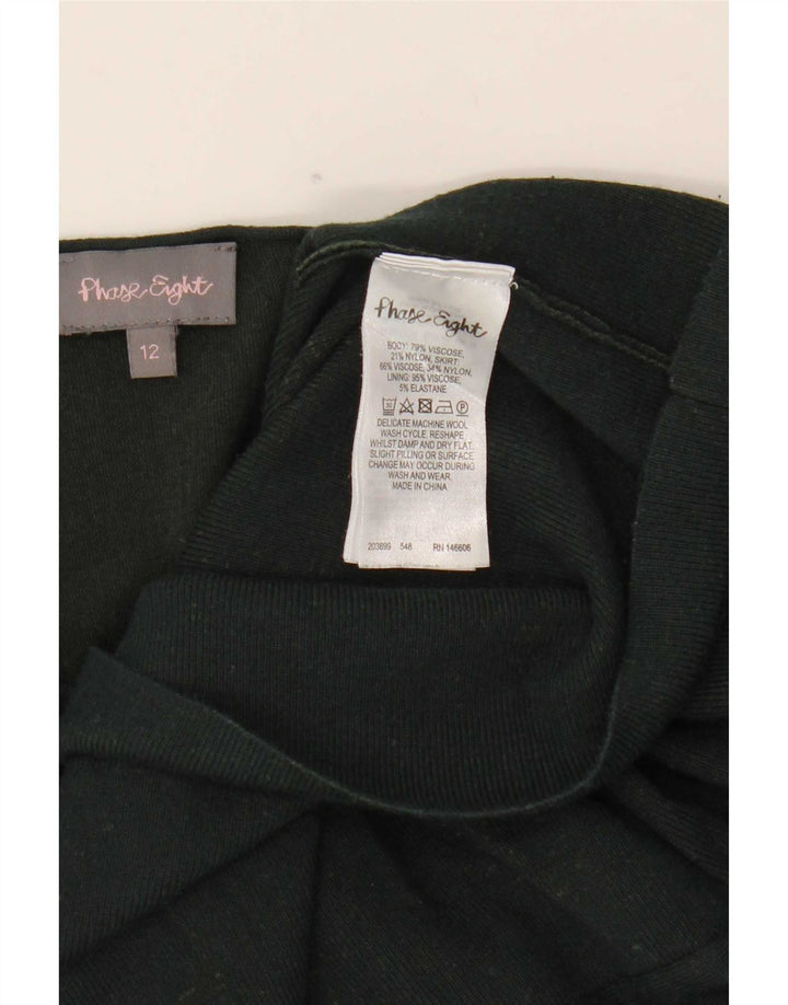 Phase Eight Vestido tipo jersey extragrande para mujer UK 40 Viscosa verde medio
