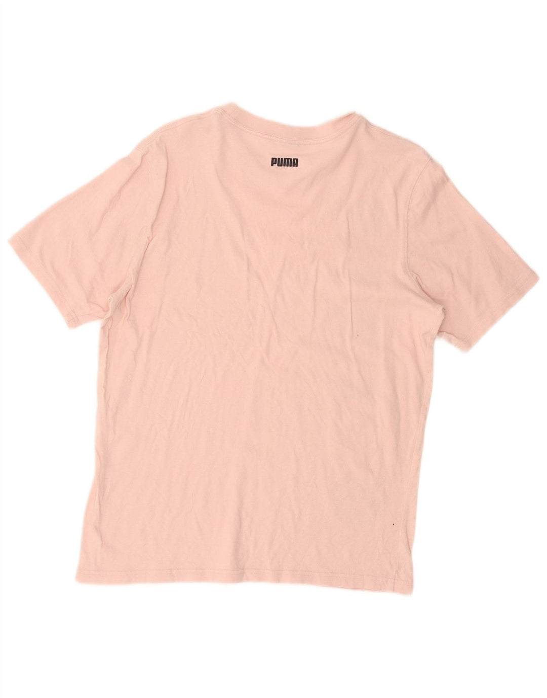 PUMA Mens Graphic T-Shirt Top Medium Pink