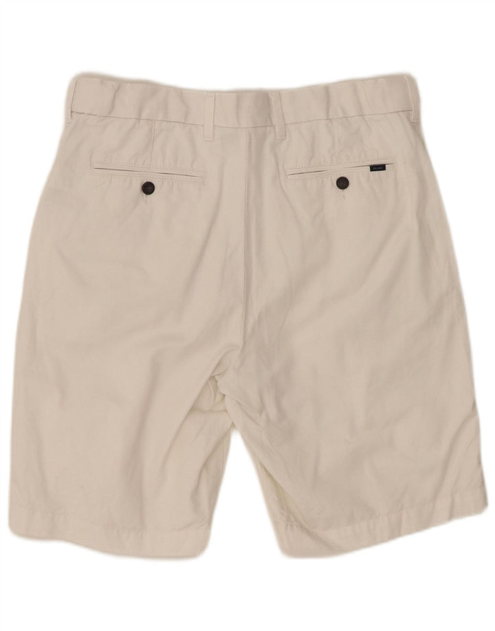 MARKS & SPENCER Pantalones cortos chinos para hombre W34 Algodón blanco grande