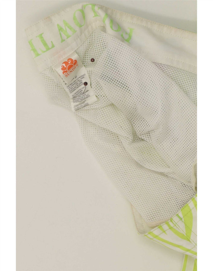 Sundek Bañador Hombre Poliéster Floral Verde Medio
