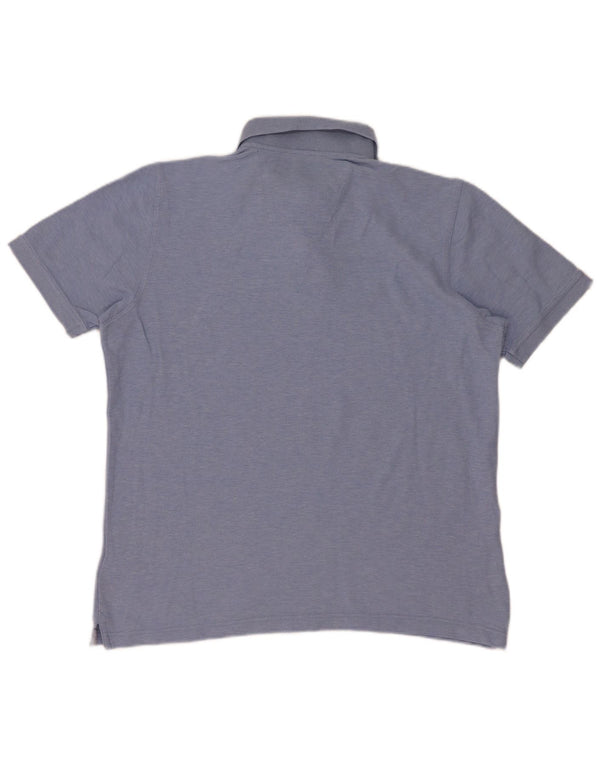 Fynch Hatton Polo Hombre Algodón Azul Medio