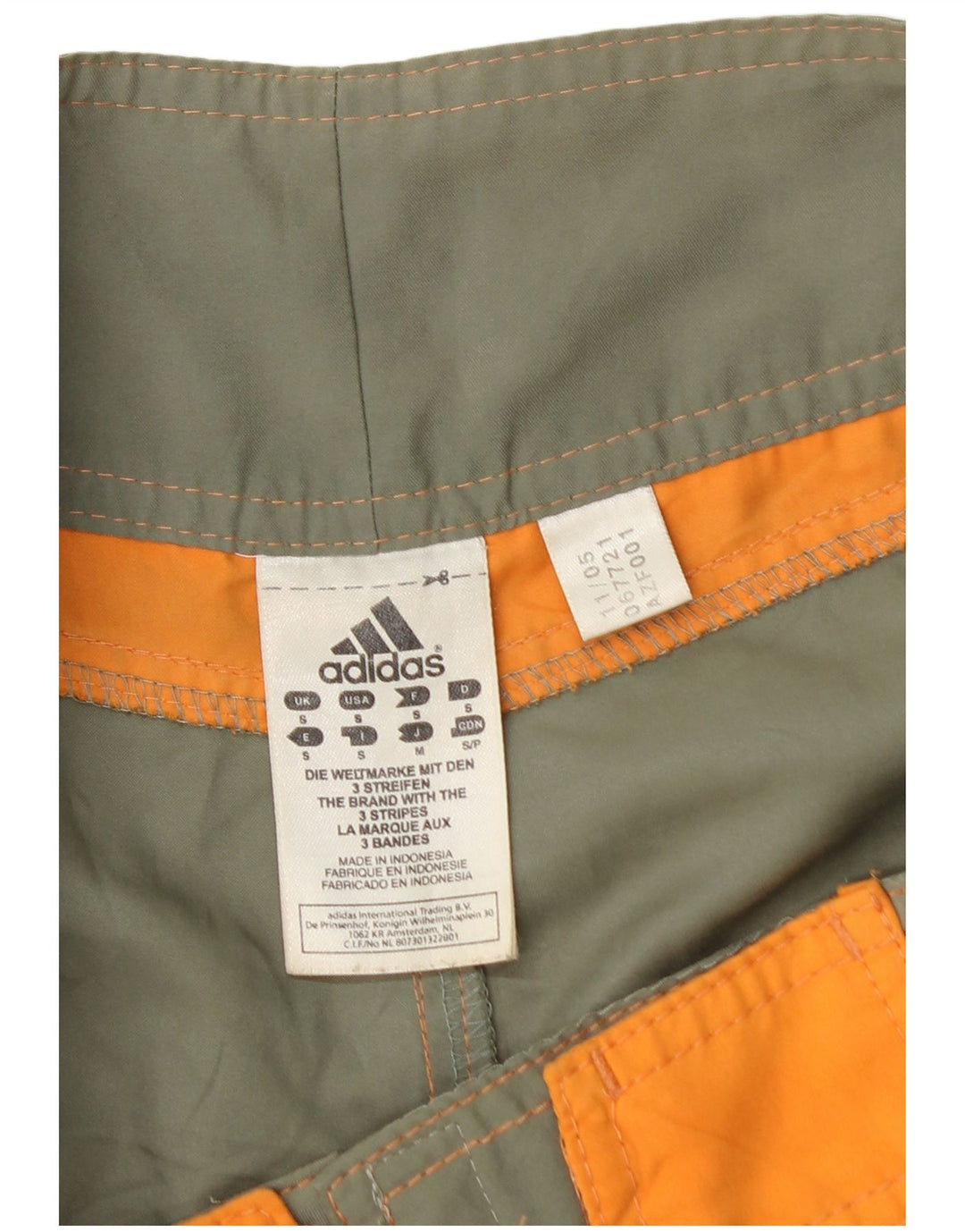 Bañador ADIDAS Hombre Pequeño Caqui Floral Poliéster