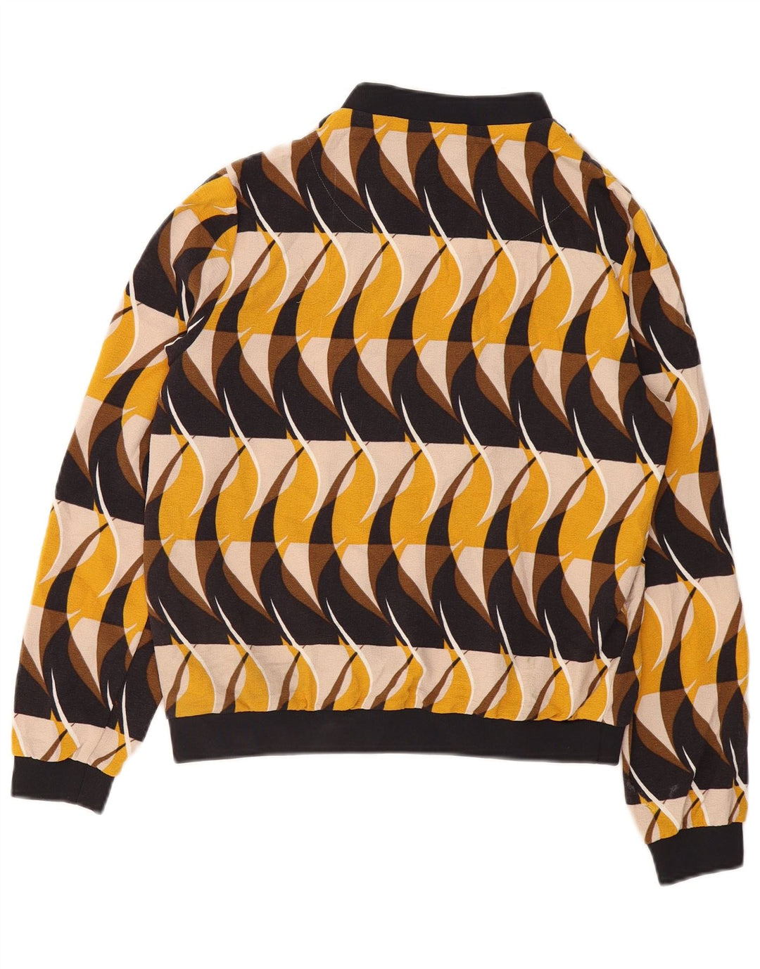 MARKS & SPENCER Chaqueta bomber para mujer UK 14 Mediana Multicolor Geométrica