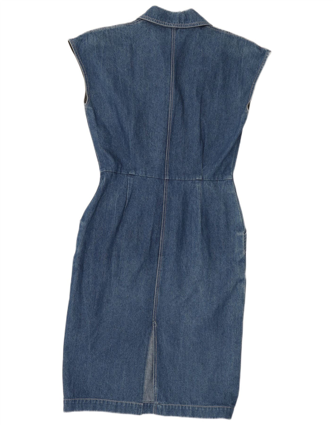 Privilegio Vestido Vaquero Mujer UK 44 Azul Medio