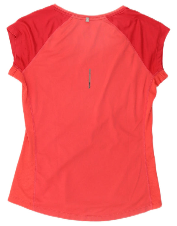 Camiseta Nike Dri Fit para mujer UK 44 Medium Pink Colourblock