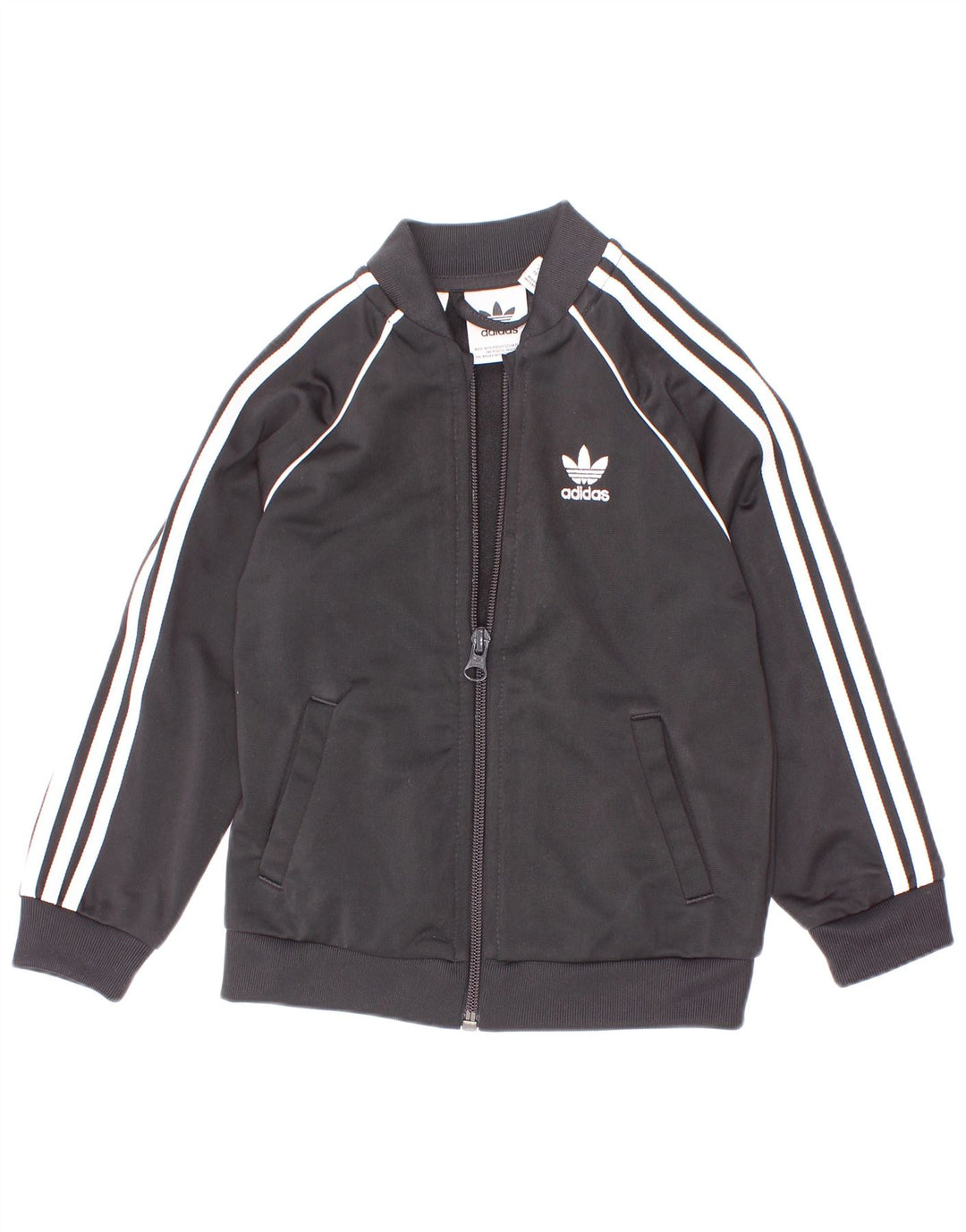Adidas Chaqueta de chándal para niño 2-3 años Negro Poliéster