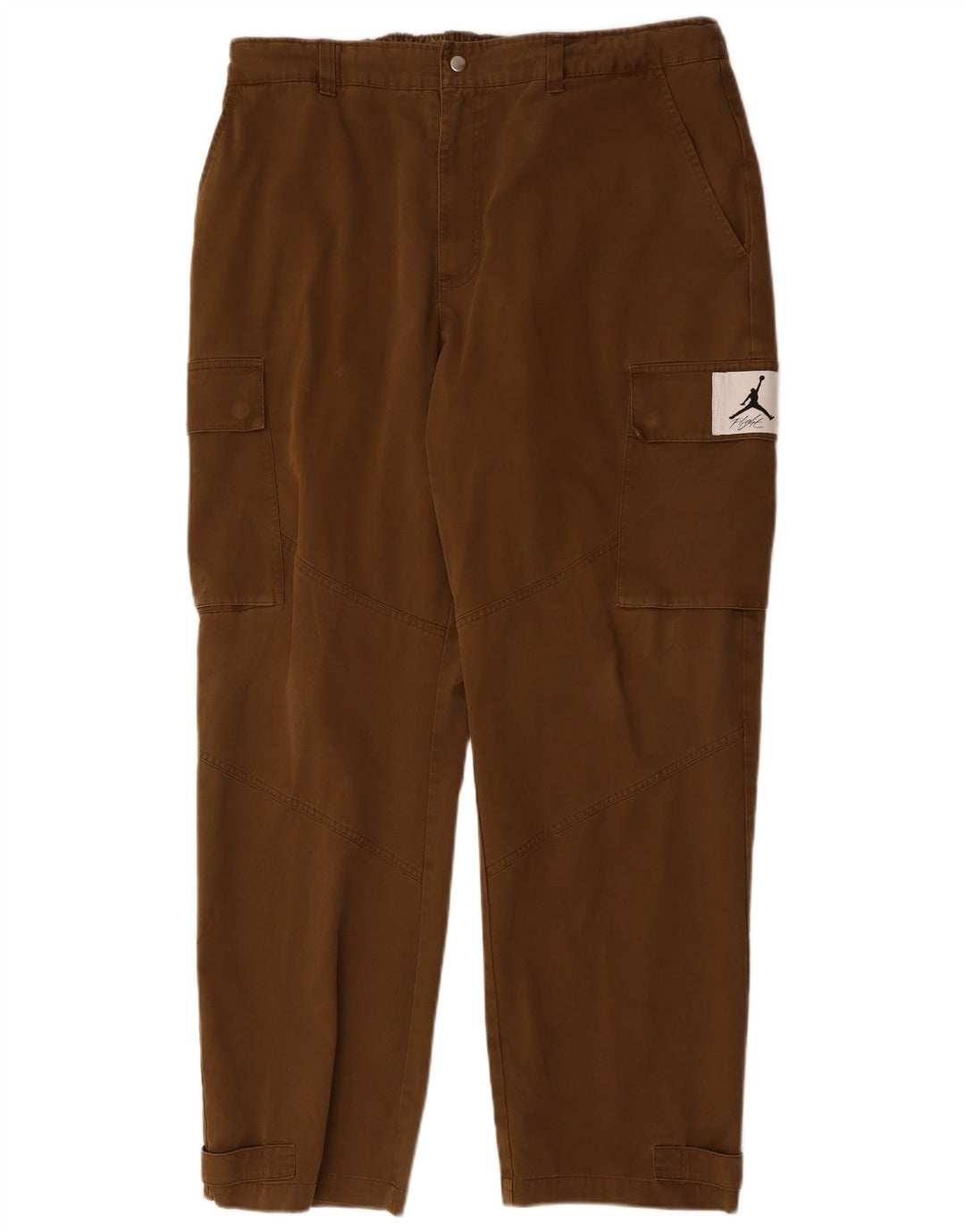 JORDAN Pantalones cargo rectos para hombre 2XL W42 L31 Algodón beige
