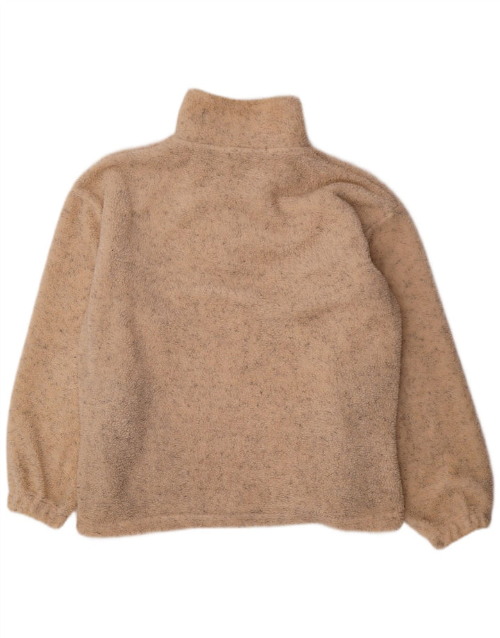 Angelo Muroni Jersey Polar Hombre con Cremallera Y Cuello XL Poliéster Moteado Beige