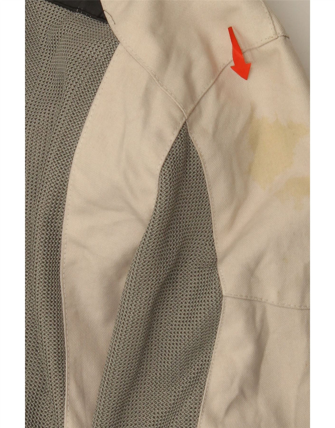 OJ ATMOSFERE Chaqueta Racer para Mujer UK 40 Medio Beige Colorblock Poliamida