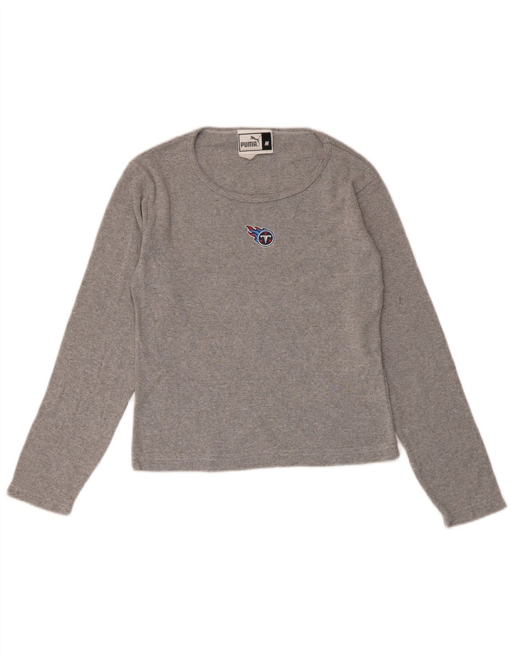 PUMA Camiseta corta de manga larga Tennessee Titans para niñas 11-12 años Gris medio