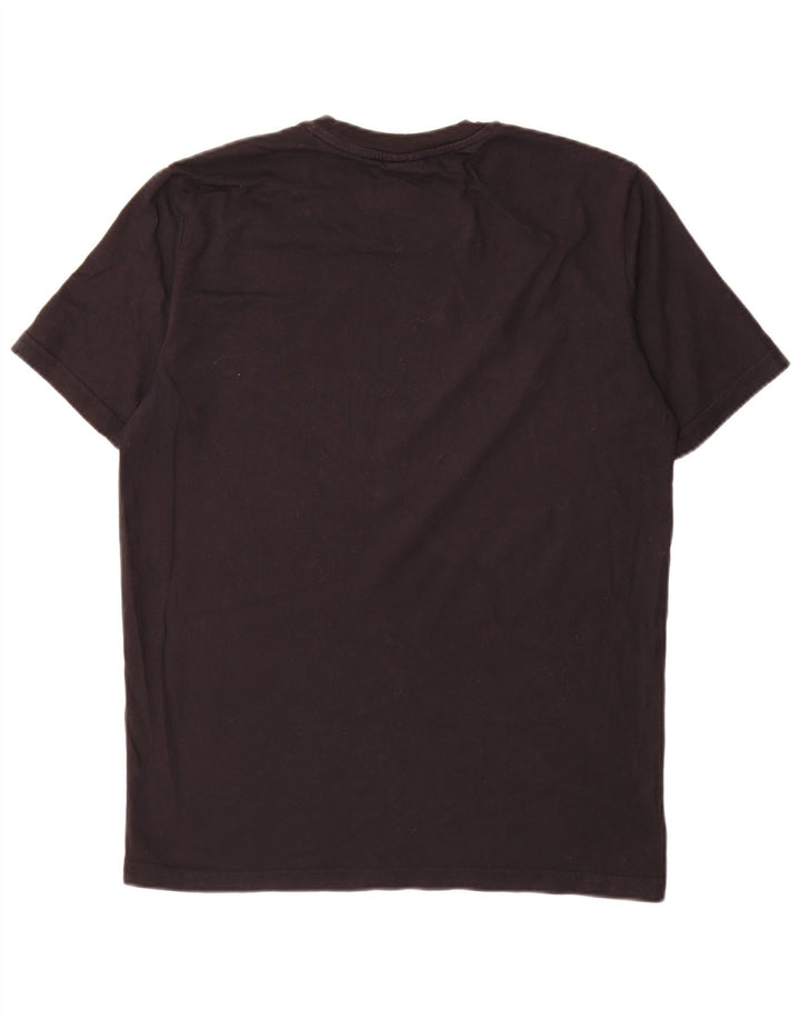 Champion Camiseta gráfica para hombre Top Small Black Cotton