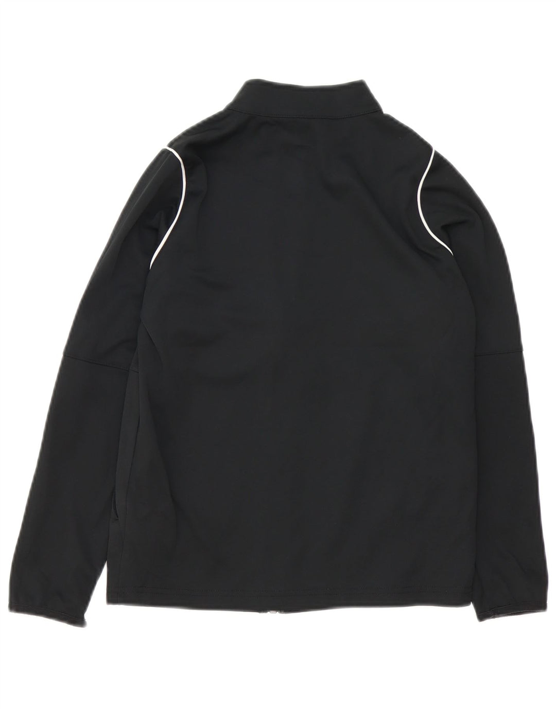 NIKE Boys Dri Fit Graphic Chándal Top Chaqueta 10-11 años Mediano Negro