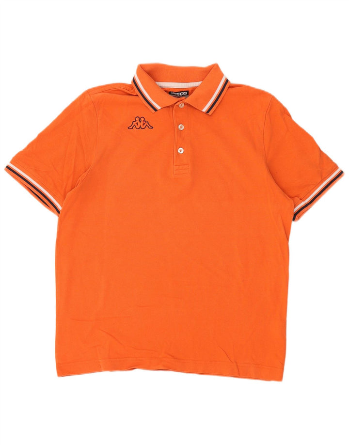 KAPPA Polo Hombre Algodón Naranja Medio