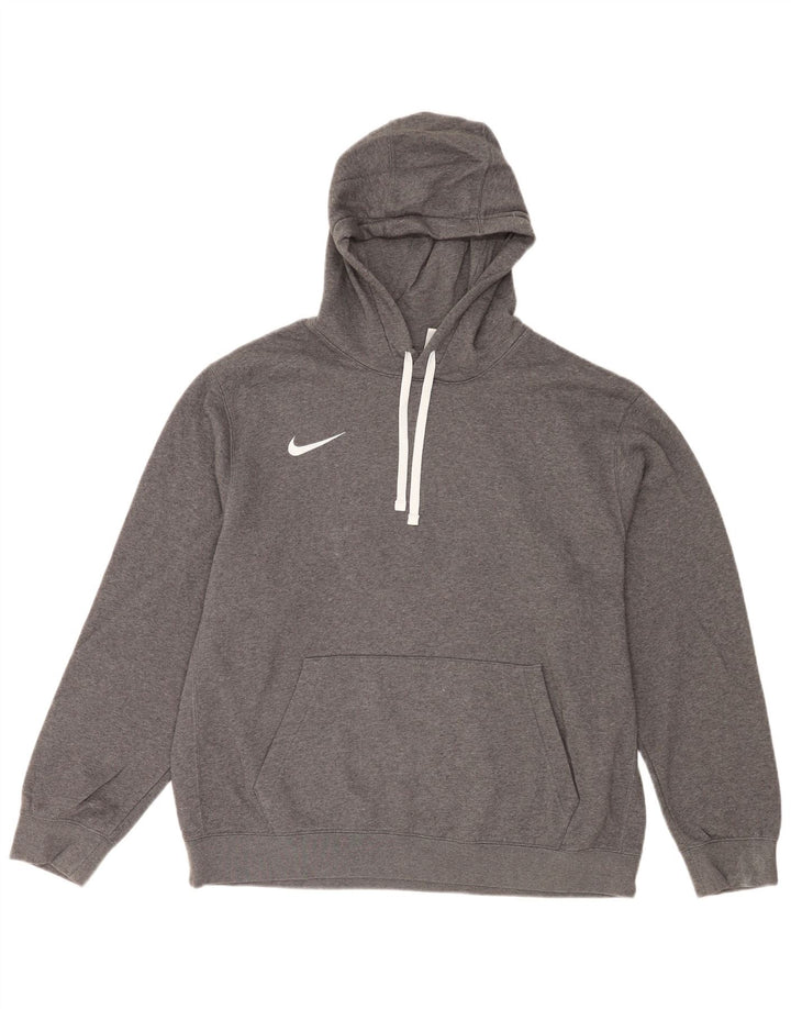 Nike Hombre Sudadera con capucha Jumper XL Gris Algodón