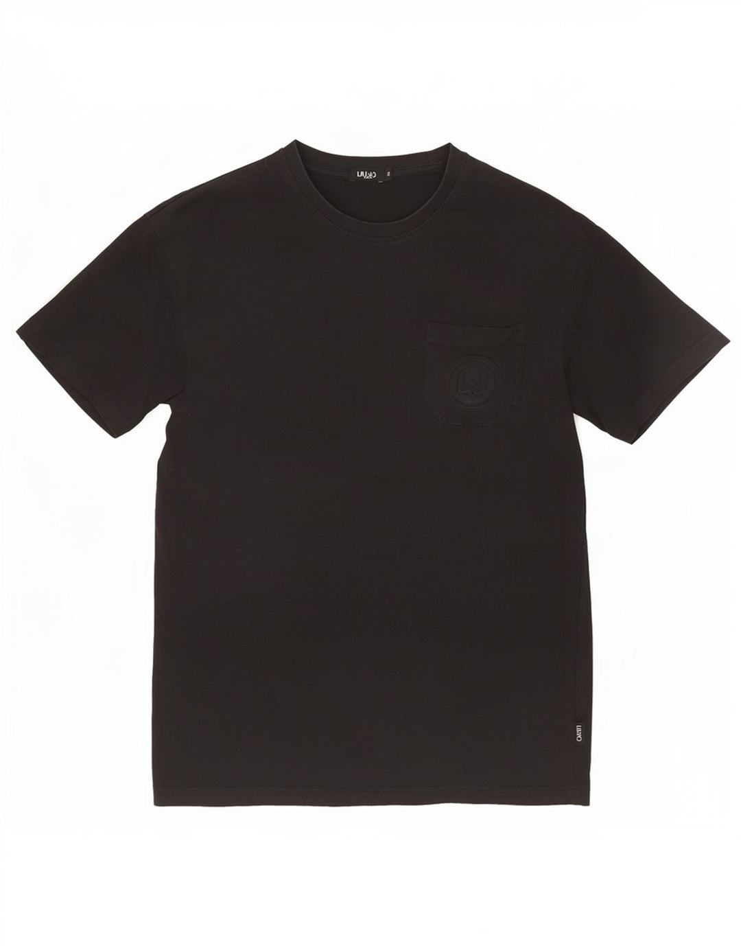 Liu Jo - Camiseta para hombre, talla pequeña, algodón negro