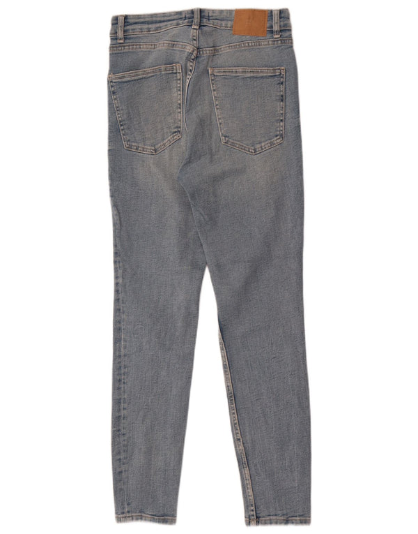 Zara Vaqueros pitillo para mujer EU 38 Small W28 L28 Algodón azul