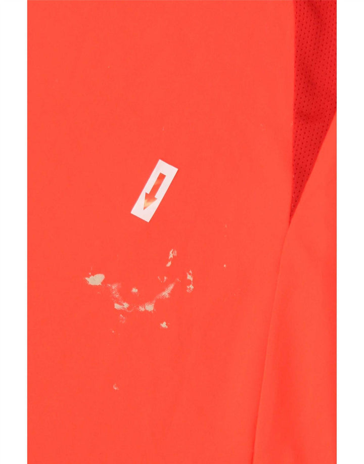 Camiseta con gráfico Nike para hombre Top poliéster con bloques de color naranja medio