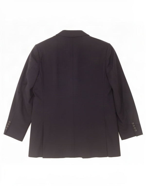Marks & Spencer Chaqueta tipo blazer de 2 botones para hombre UK 44 XL Lana azul marino