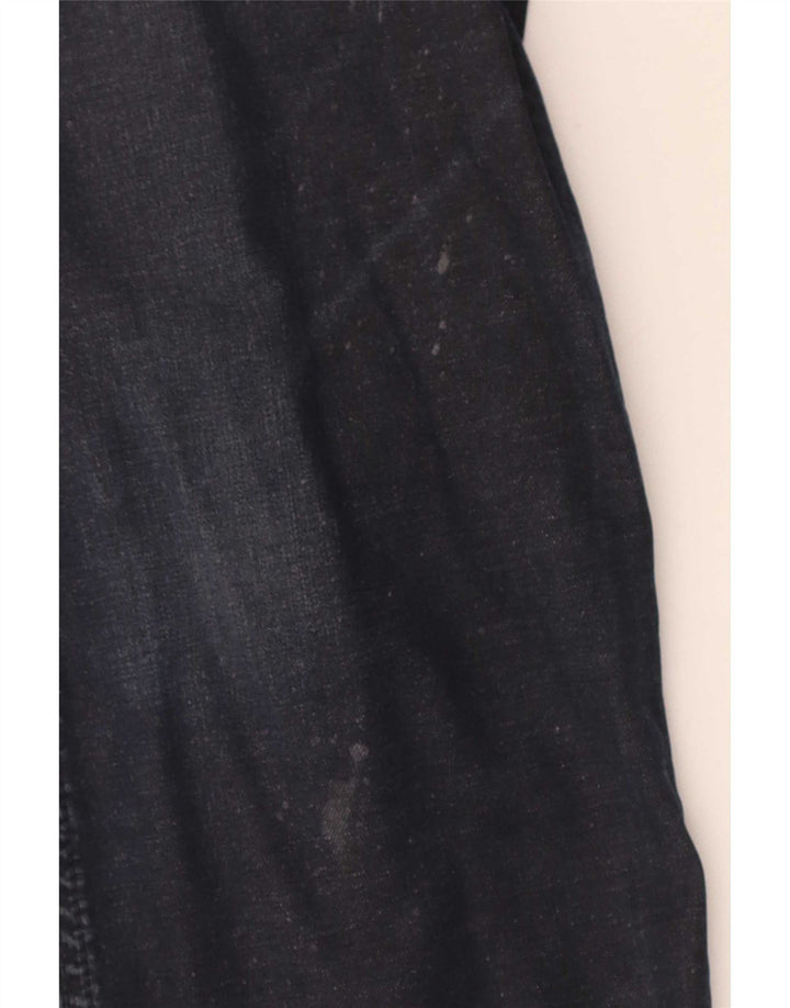 Marlboro Classics Jeans rectos desgastados para hombre W36 L32 Algodón azul marino
